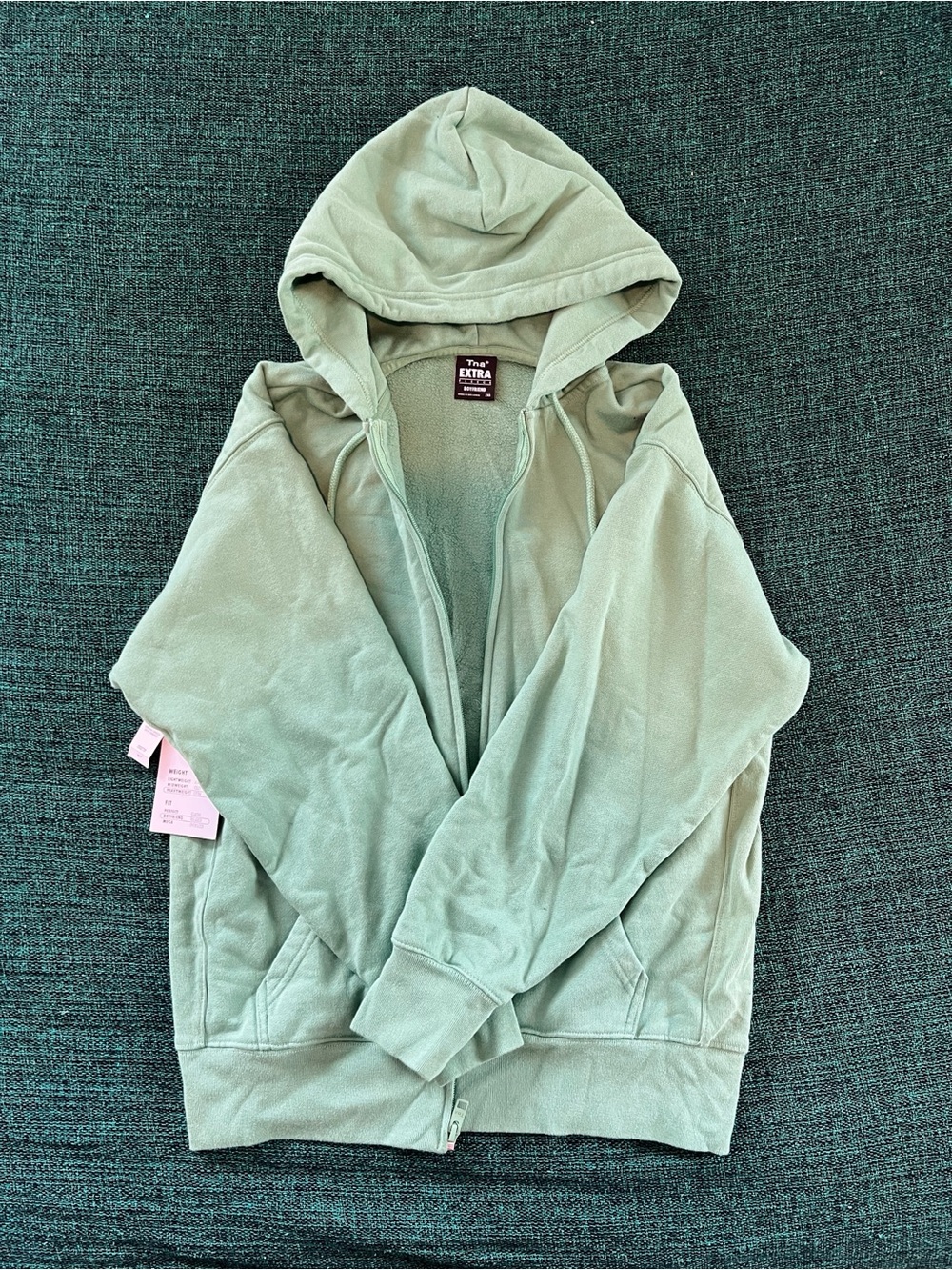 NWT TNA Sage Green Zip-Up Hoodie
